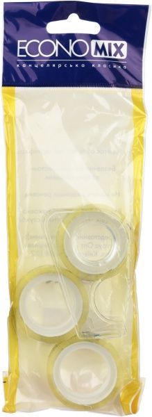 Клейка стрічка 12 мм x 10 м із диспенсиром E10575 Economix