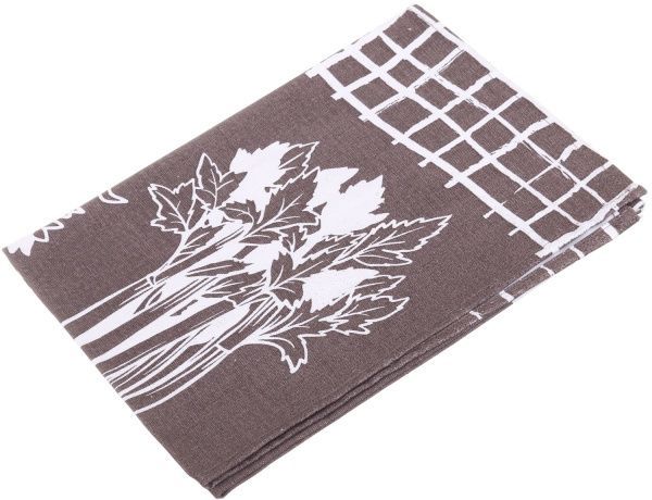 Полотенце сельдерей 43x60 см Домашній текстиль коричневый 