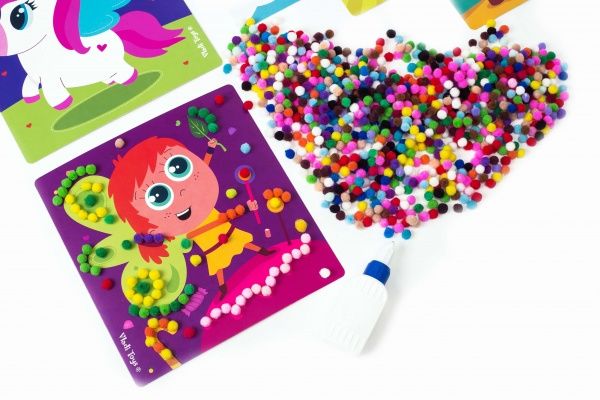 Набір для творчості Vladi Toys Rainbow pompoms Єдиноріг VT4433-05