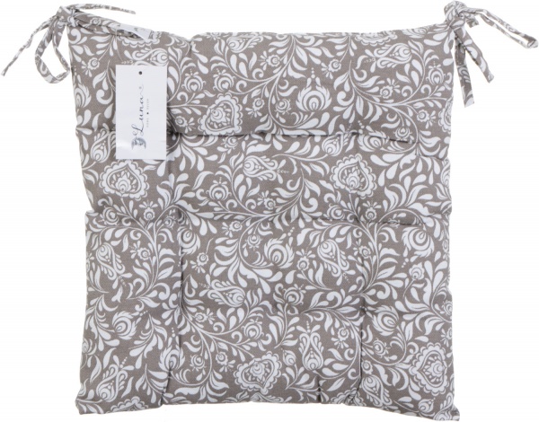 Подушка на стул Ажур какао 37х37см Luna