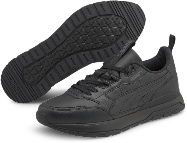 Кроссовки Puma R78 Trek Lth 38320201 р.UK 7,5 черный