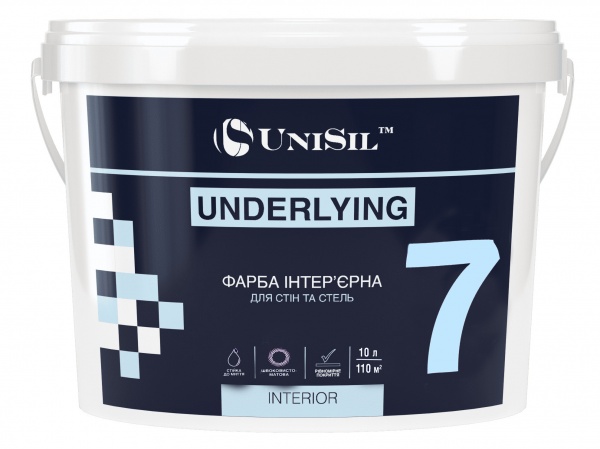 Фарба інтер'єрна латексна 7 База А шовковистий мат 14кг 