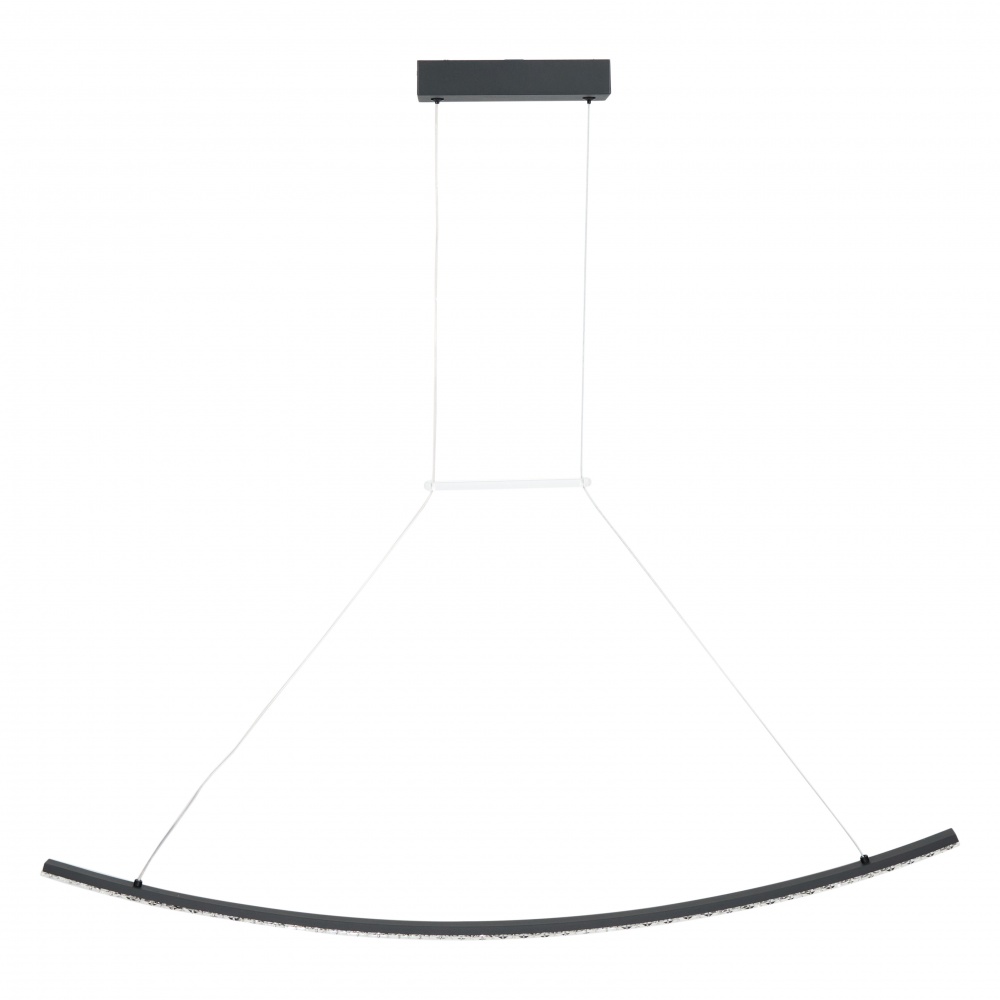 Люстра підвісна Berger 1x21 Вт LED-модуль чорний 7020-PL-21 Black