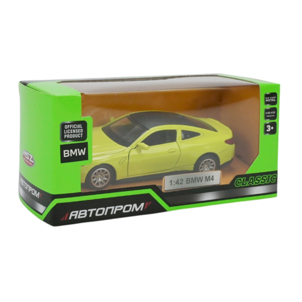 Автомодель Автопром 1:42 Classic BMW M4 (G82) 4371