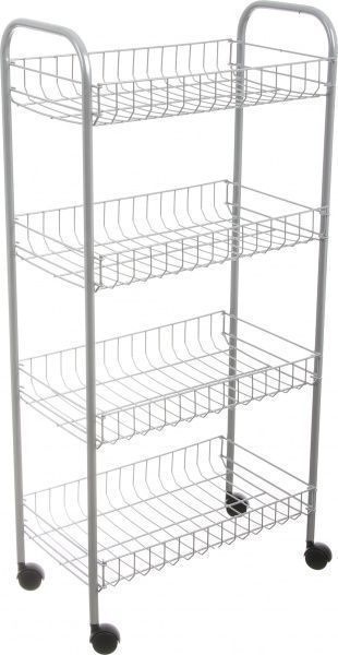 Этажерка 4-х уровневая 830x410x230 мм серый (938004) 