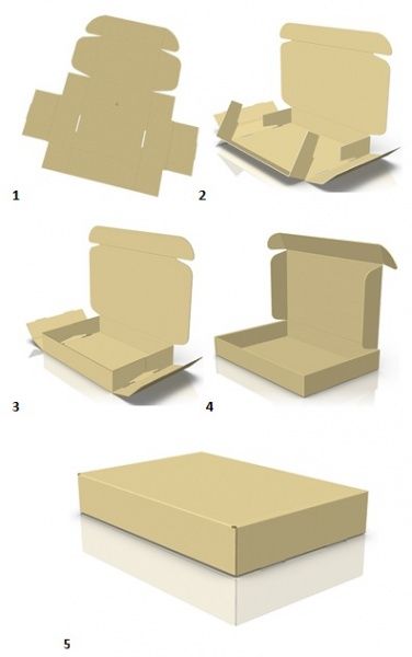 Гофроящик Картонная коробка (Е) 236*168*50 168x236x50 мм