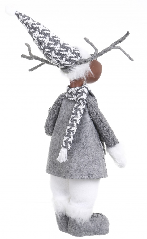 Декорация новогодняя Лось леший 20x45 см 2 цвета в ассортименте