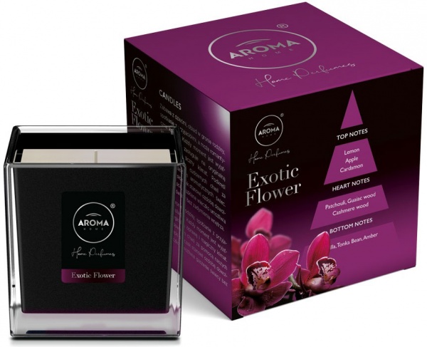 Свеча ароматическая Aroma Home Экзотический цветок 