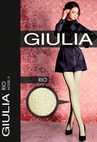 Колготки женские Giulia Rio (9) р. 2 150 den кремовый 