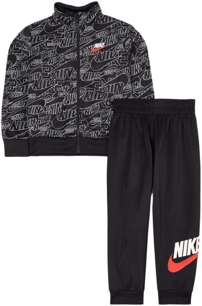 Спортивний костюм Nike READ AOP TRICOT SET 86J216-023 р. 4 чорний