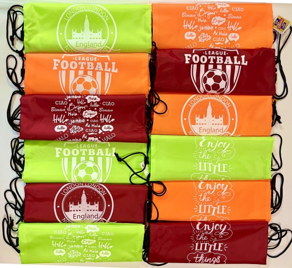 Сумка для обуви #ШКОЛА 40х34 см в ассортименте