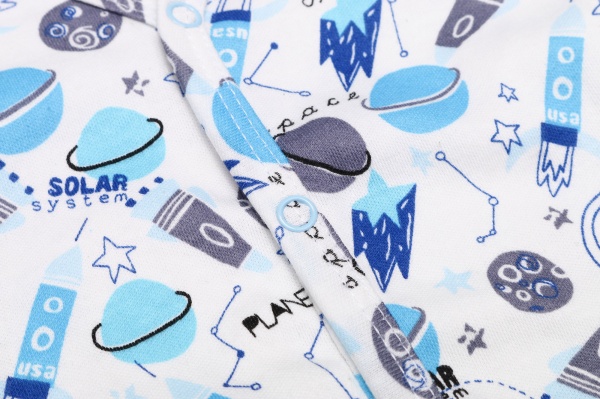 Человечек для мальчика Моя планета Космос Кмб302-1 р.62 разноцветный 