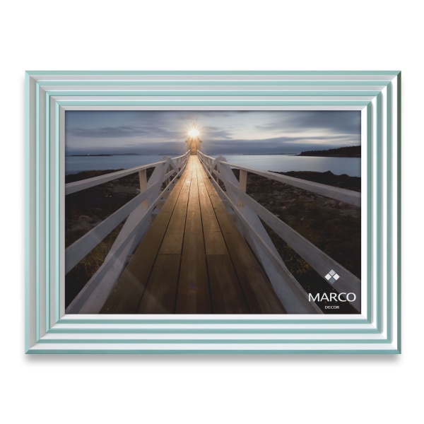Рамка для фотографии со стеклом MARCO decor 4017 1 фото 15х20 см мятный 