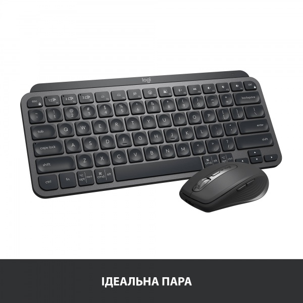 Клавиатура Logitech MX Keys Mini Minimalist Wireless Illuminated (L920-010498) graphite 