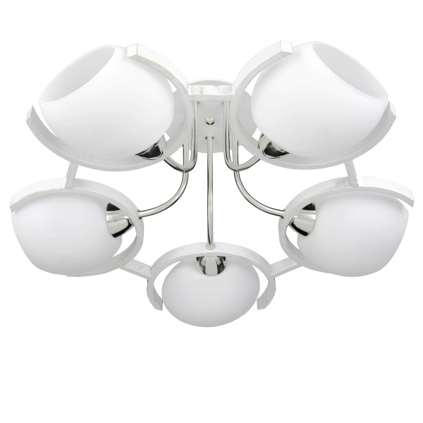 Люстра потолочная Victoria Lighting 5x40 Вт E14 молочный Odeon/PL5 milk 