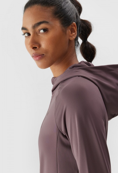 Джемпер 4F SWEATSHIRT FNK F208 4FAW23TFSWF208-82S р.XS коричневий