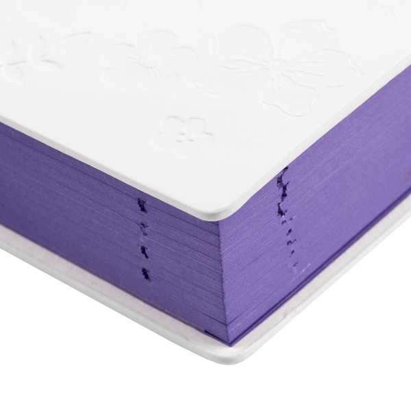 Щоденник датований Saga білий 352 стор. Leo Planner Unique A6 2024