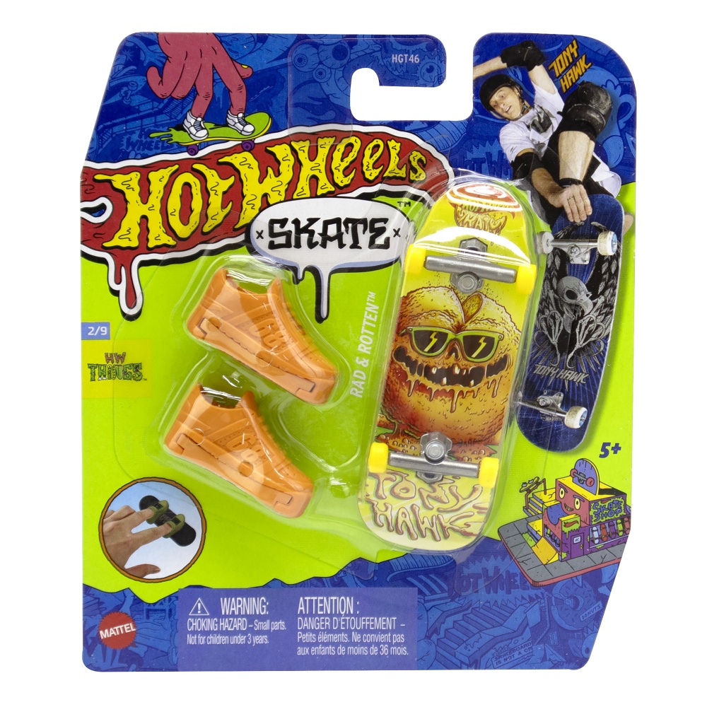 Игровой набор Hot Wheels Скейт и обувь для пальчиков (в асс.) HGT46
