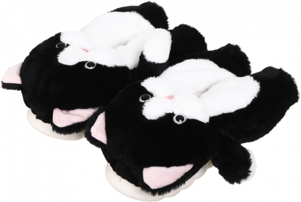 Обувь домашняя La Nuit Котик р.36/37 черный с белым