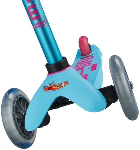 Самокат Micro Mobillity Systems Mini Micro deluxe turquoise бирюзовый ММD074 