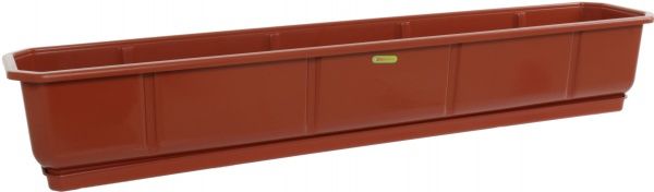 Ящик балконний Алеана Дама прямокутний 18л теракот (112410) 