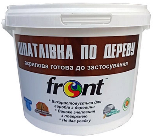 Шпаклівка акрилова по дереву Front білий 3000 г
