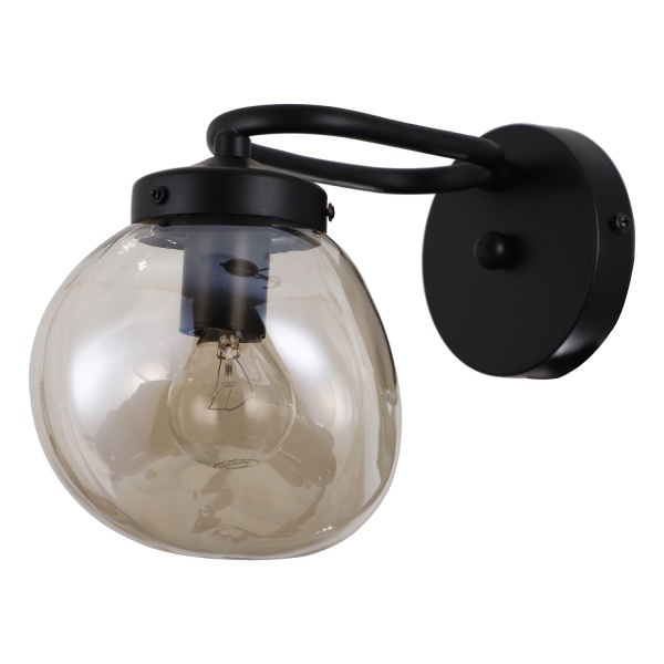 Бра Victoria Lighting 1x5 Вт E14 черный August/AP1 black 