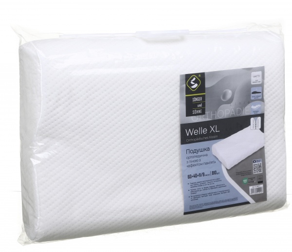 Подушка ортопедична Welle Songer und Sohne 40x60 см білий