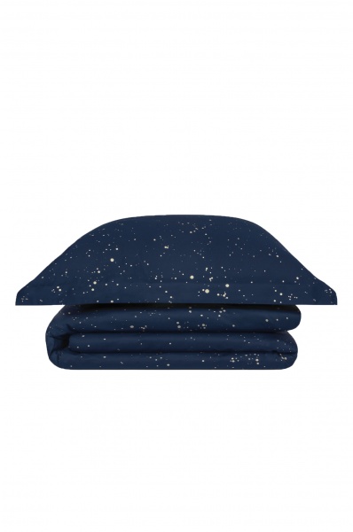 Комплект постільної білизни Cosmos Dark 2.0 синій Decoflux 