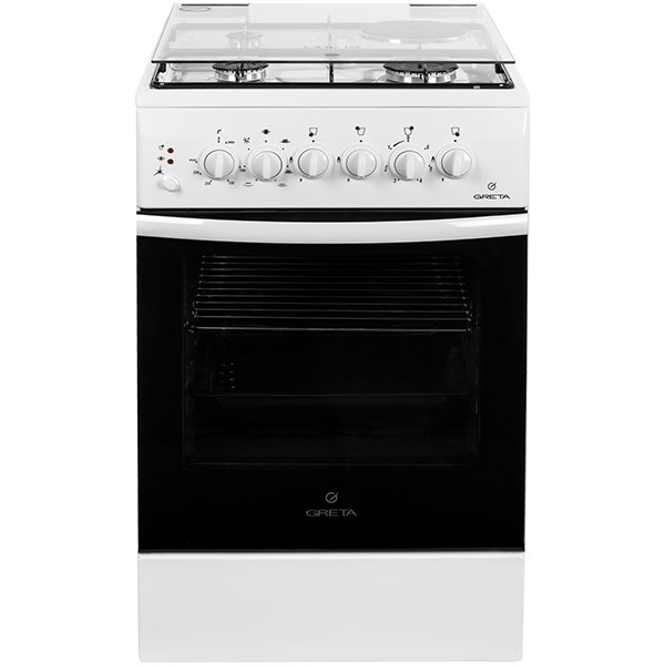 Плита комбинированная Greta KE 5702 MG 13 (W) (1470-ГЕ-00А белая)
