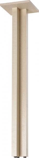 Мебельная ножка L-60 720 мм ДСП береза карельська 