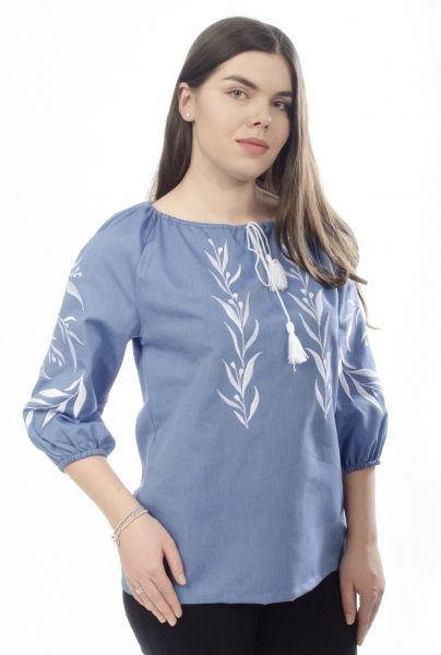 Вышиванка Эдельвика р. XL синий 562-20/00