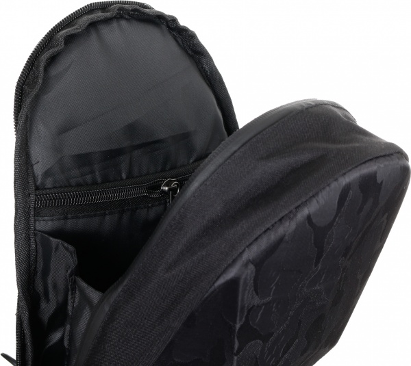 Сумка через плечо Панцирь черный камуфляж