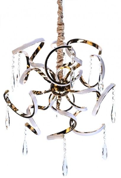 Люстра светодиодная Интеркласс НСБ 06-12хХХ-007 42,3 Вт золото JD8251-12 