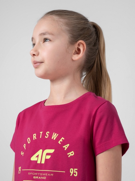 Футболка 4F 4FJSS22TTSHF121-55S р.158 фуксия