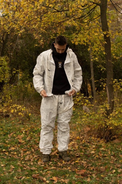 Костюм зимний LOGOS маскировочный мультикам белый One size