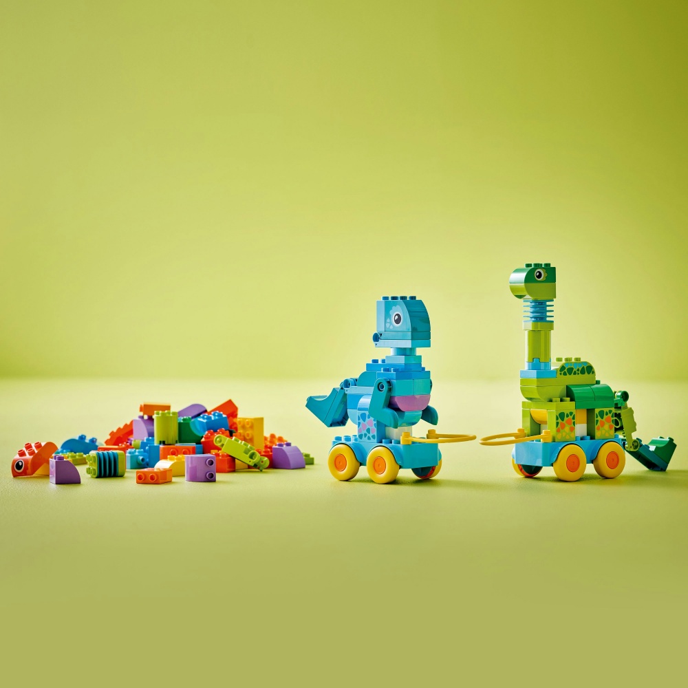 Конструктор LEGO DUPLO Динозавры на колесах 3в1 10451