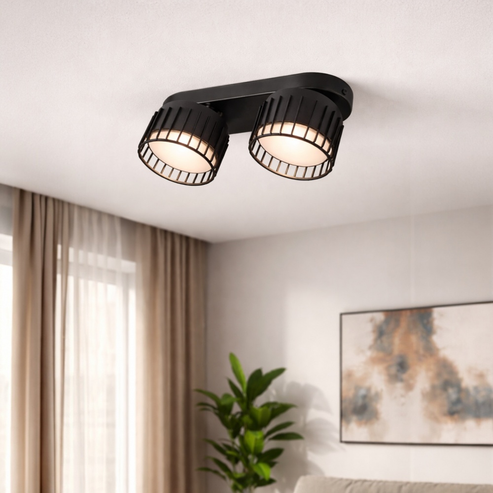 Спот LIGHT SET SP OSOKA 2x12 Вт GX53 чорний