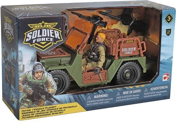 Игровой набор Chap Mei Солдаты PATROL JEEP 545006-1 