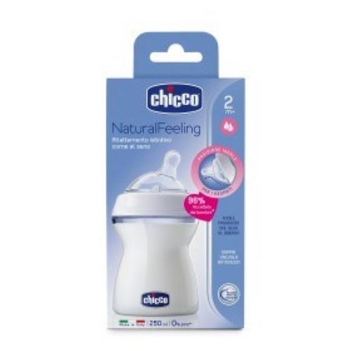 Пляшечка Chicco Natural Feeling 250 мл 2м+