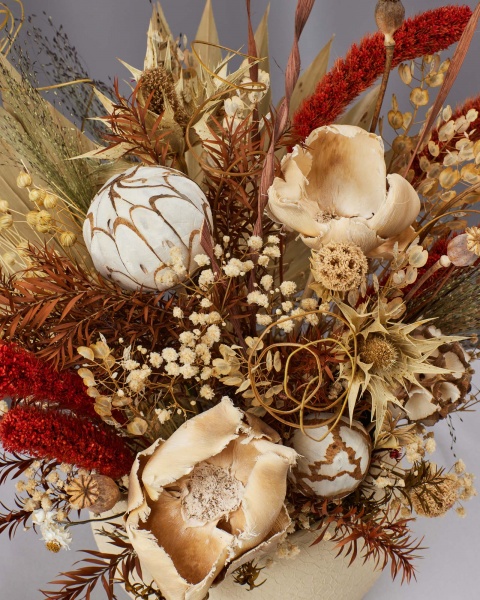 Композиция Floretta интерьерная в кашпо Осенний шарм 20x20 см