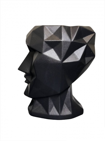 Ваза керамическая Nana ceramics Кай 28 см черный муар 