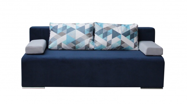 Диван прямий Берегиня Аполо синій 1940x910x770 мм
