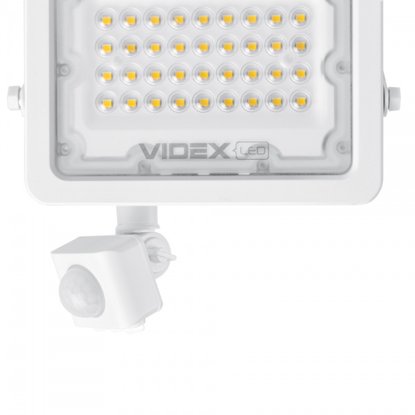 Прожектор Videx LED F2e с датчиком движения и освещенности 30 Вт IP65 белый 26265 