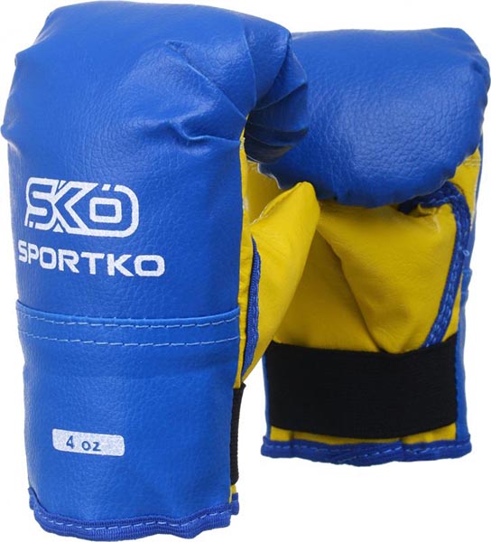 Детский боксерский набор SPORTKO 1001 р. 4 4oz синий