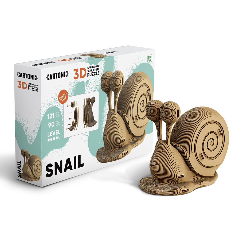 Конструктор картонный Cartonic 3D Puzzle SNAIL CARTSNAIL