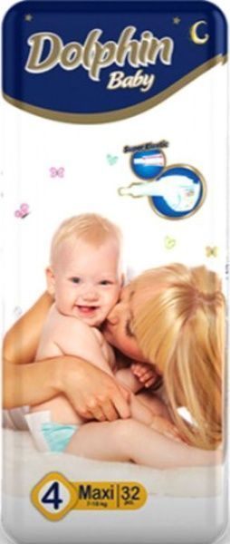 Підгузки Dolphin Maxi 7-18 кг 32 шт.