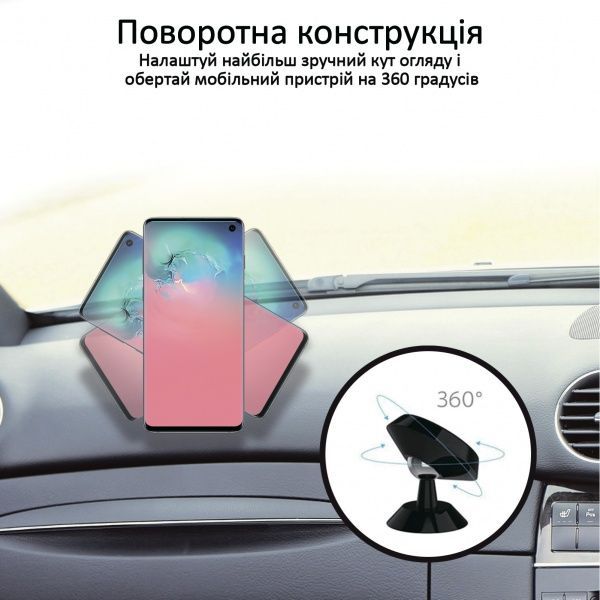 Держатель магнитный Promate Magnetto-2 черный