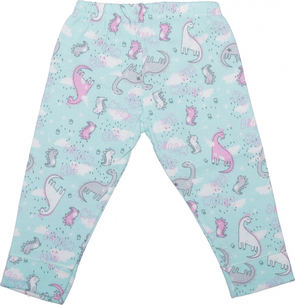 Пижама детская для мальчика Фламинго 109-307 р.80 ментоловый 