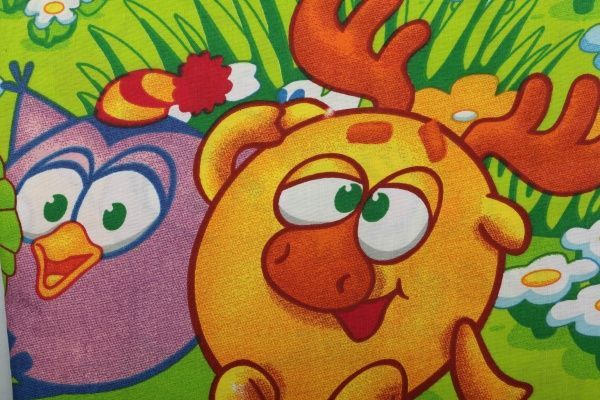 Комплект постельного белья СЕЛЕНА Смешарики салатовый 2222233066013 